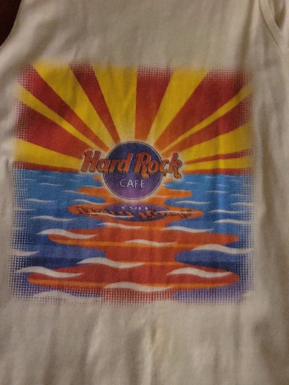 Hard Rock Cafe Baltimore Cream Tank with Small Logo